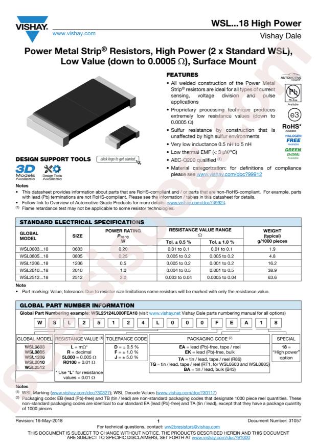 WSL25121L000FEA18