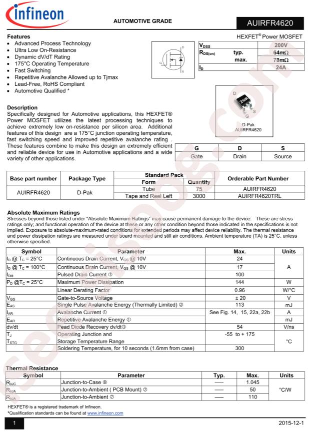AUIRFR4620