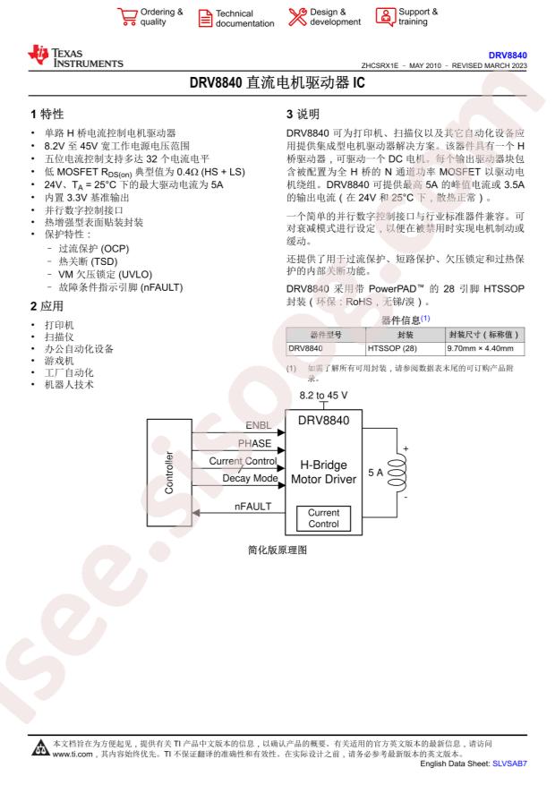 DRV8840PWP