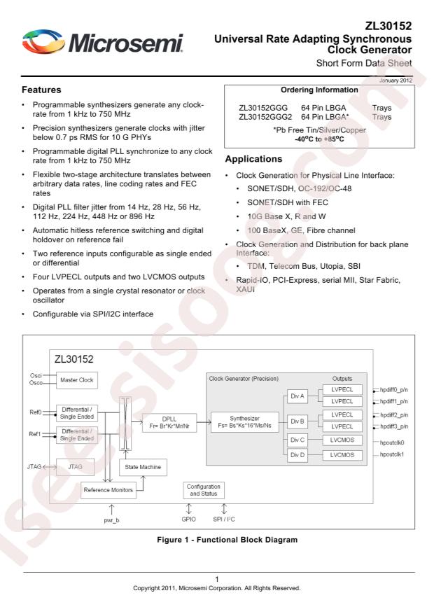 ZL30152GGG2