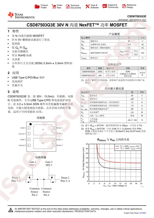 CSD87503Q3ET