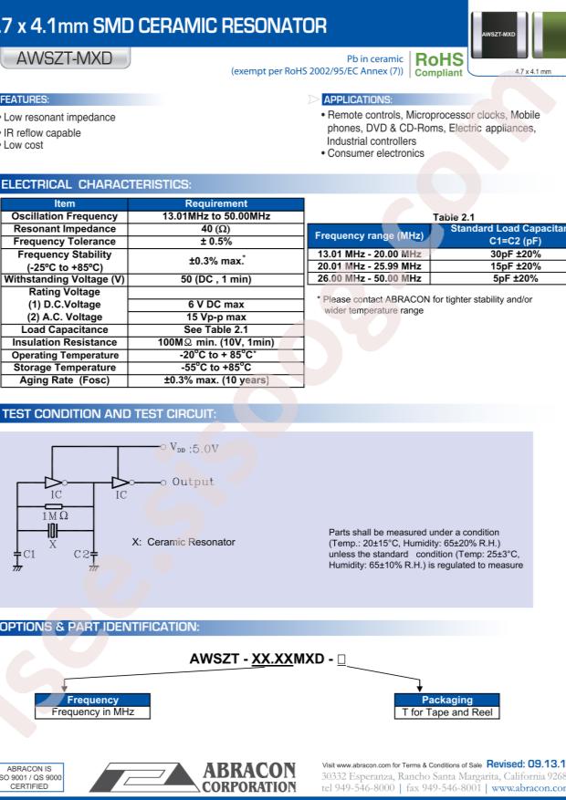 AWSZT-16.00MXD-T