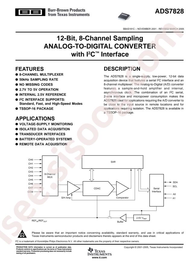 ADS7828E/2K5