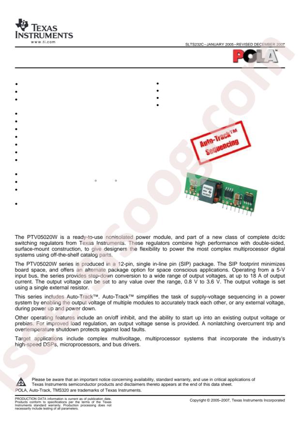 PTV05020WAH