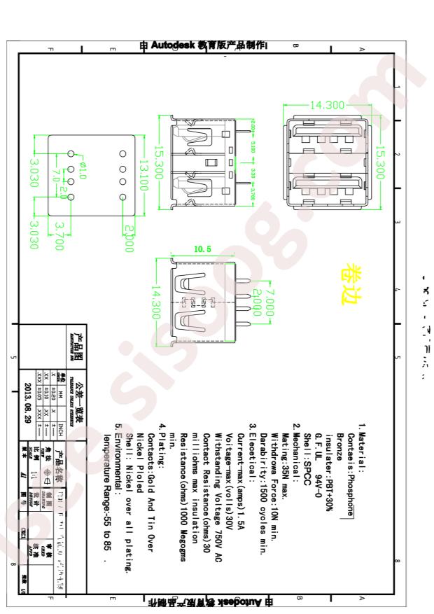 10.5mm AF USB