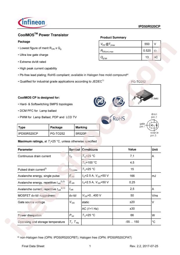 IPD50R520CP
