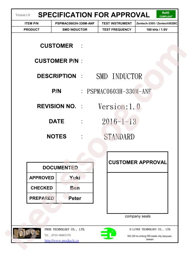 PSPMAA0603H-330M-ANF