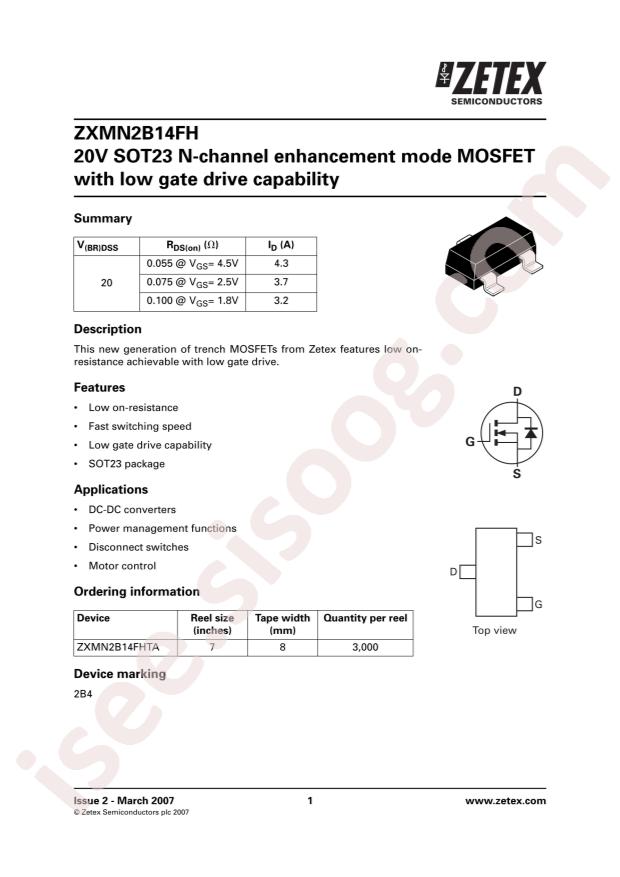 ZXMN2B14FHTA