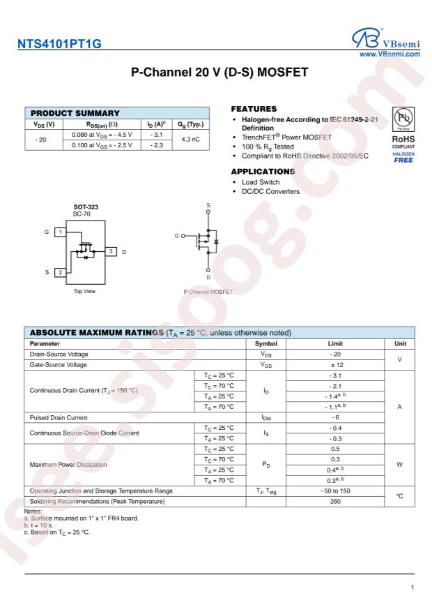 NTS4101PT1G-VB