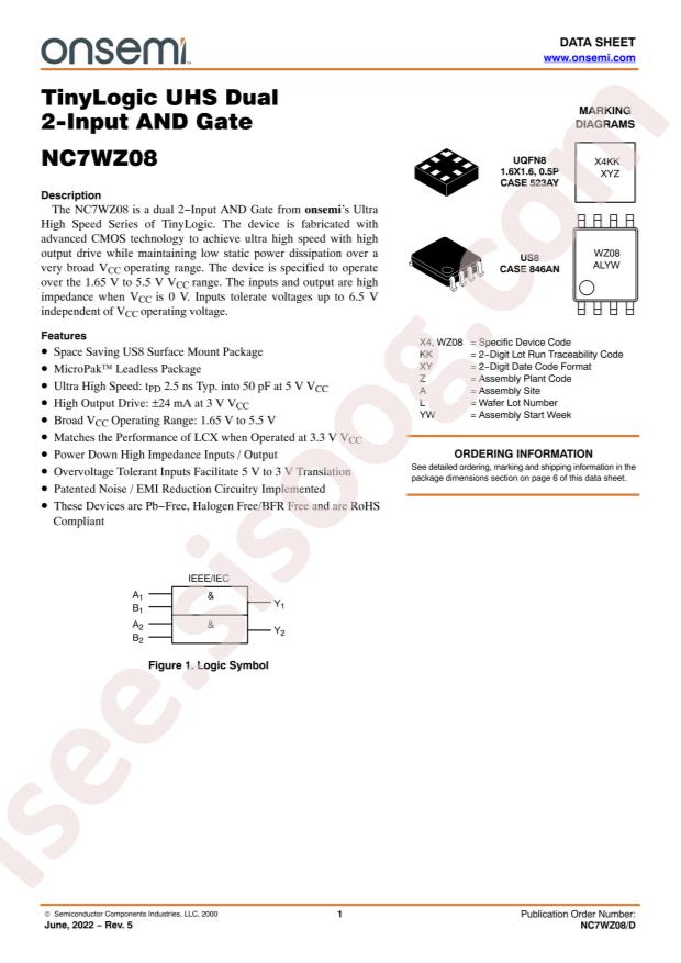 NC7WZ08L8X