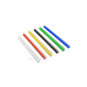 پین هدر نری 2.54mm 2x40P با تنوع 6 رنگ