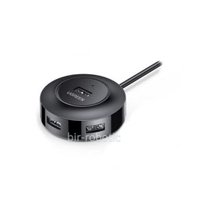هاب 4 پورت USB مشکی با OTG تایپ C محصول UGREEN
