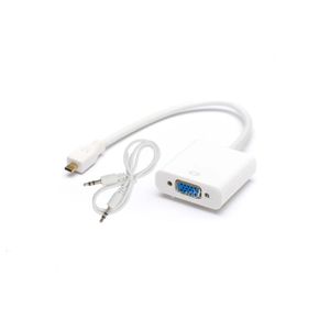 مبدل Micro HDMI به VGA با خروجی صدا