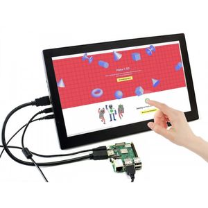نمایشگر 13 اینچ لمسی خازنی با ورودی HDMI و VGA نسخه V2