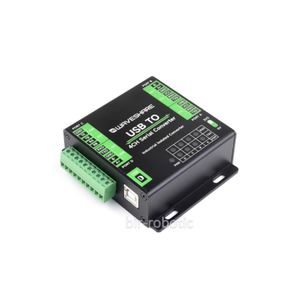 مبدل USB به سریال 4 کانال صنعتی با چیپ FT4232HL