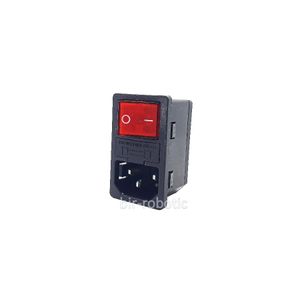 جک تغذیه AC به همراه فیوز 10A مدل AC-14-F16