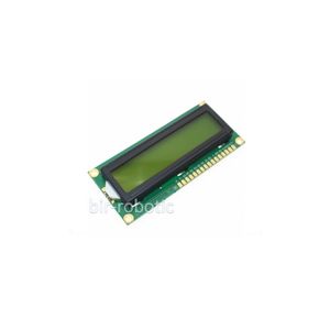 نمایشگر کاراکتری سبز-زرد 1602A با رابط I2C