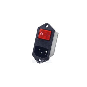 جک تغذیه AC به همراه فیوز 10A مدل AC-14-F16C