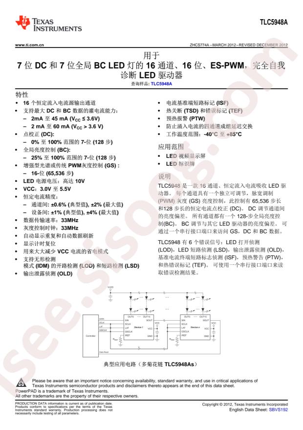 TLC5948ADBQR