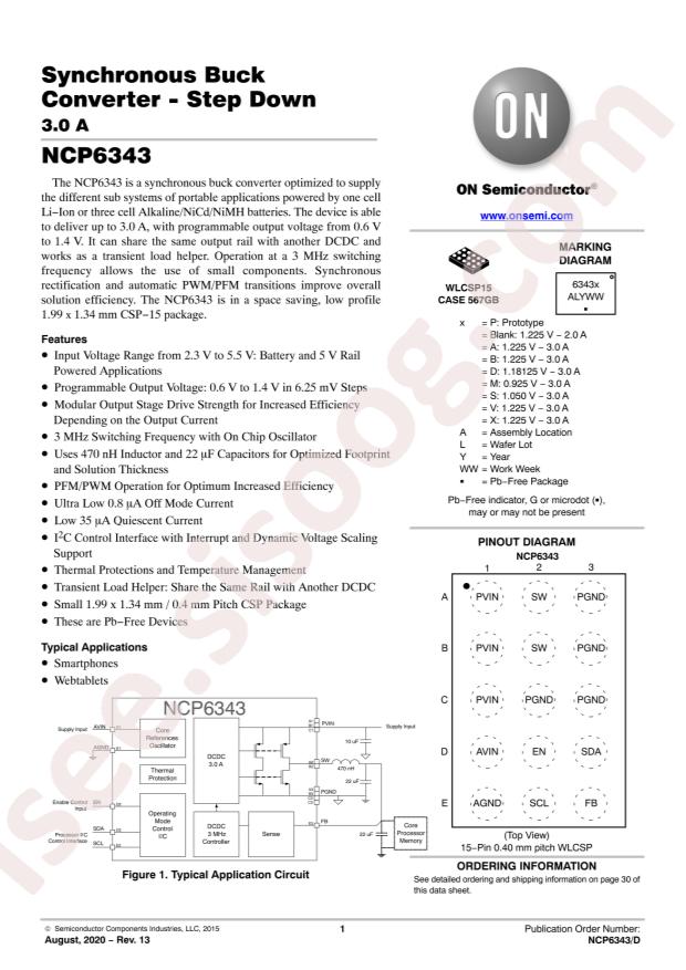 NCP6343XFCCT1G