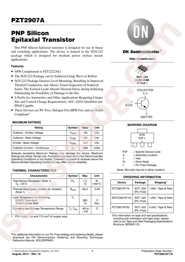 PZT2907AT1G