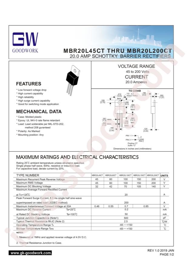 MBR20L200CT