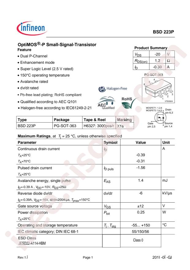 BSD223P H6327