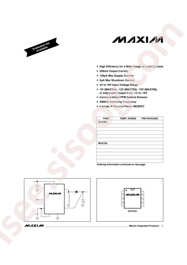 MAX765ESA+T