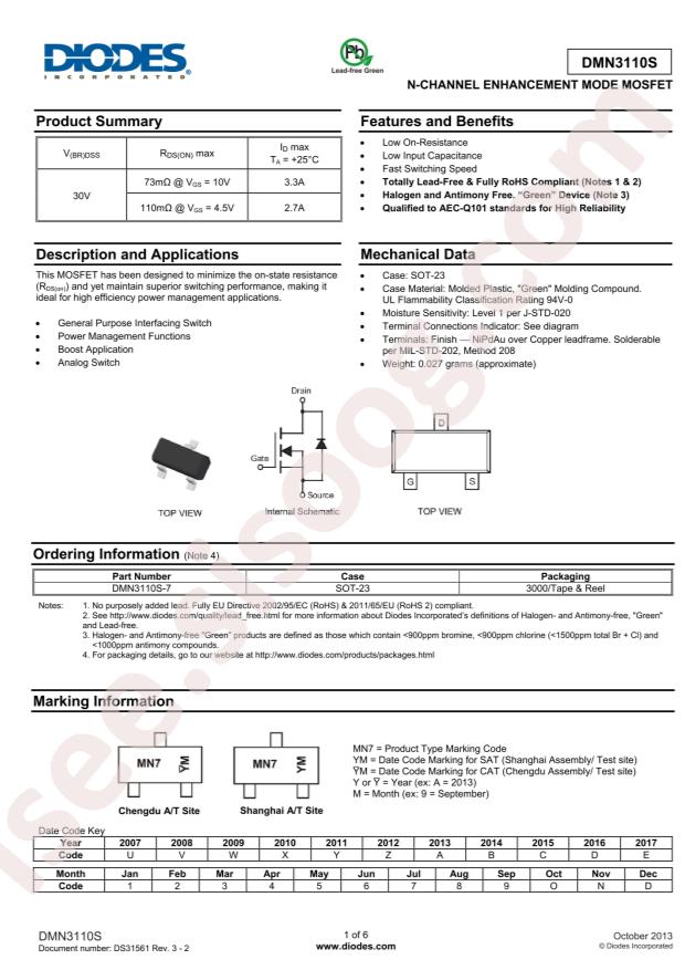 DMN3110S-7