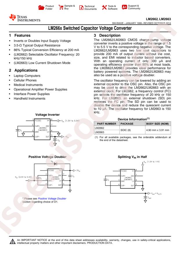 LM2663M/NOPB
