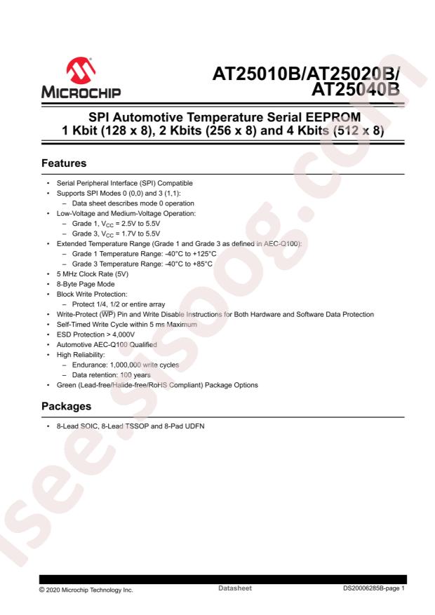 AT25020B-SSHL-B