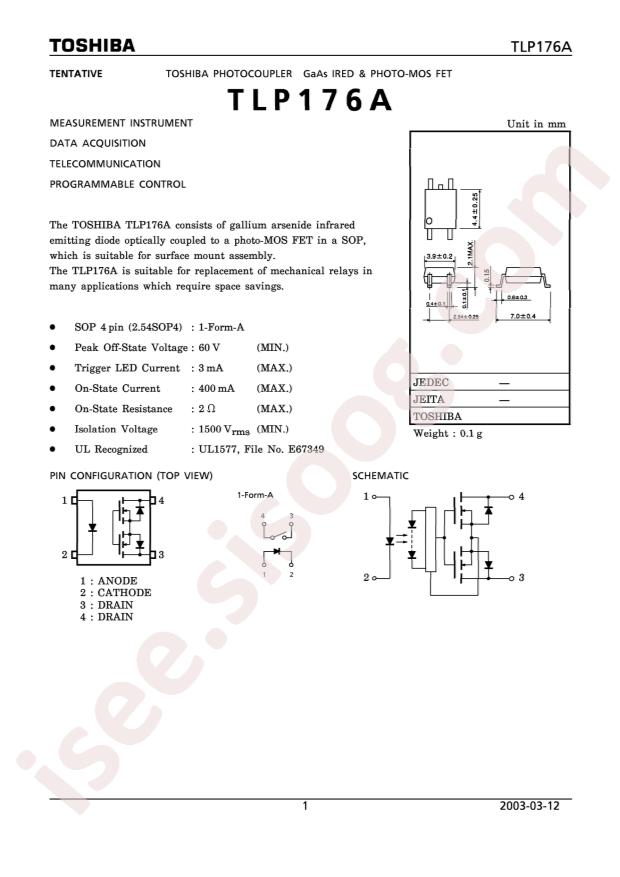 TLP176A(F)