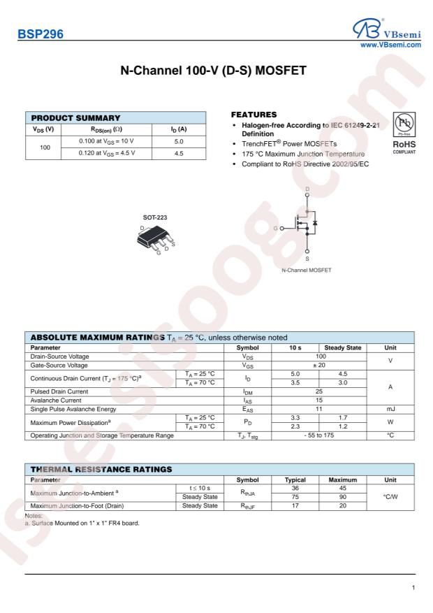BSP296-VB