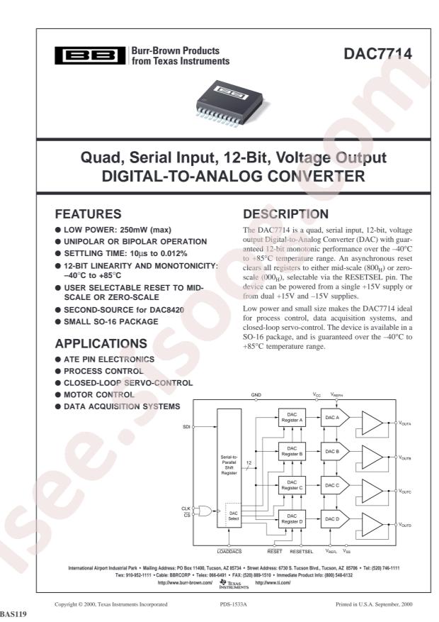 DAC7714U