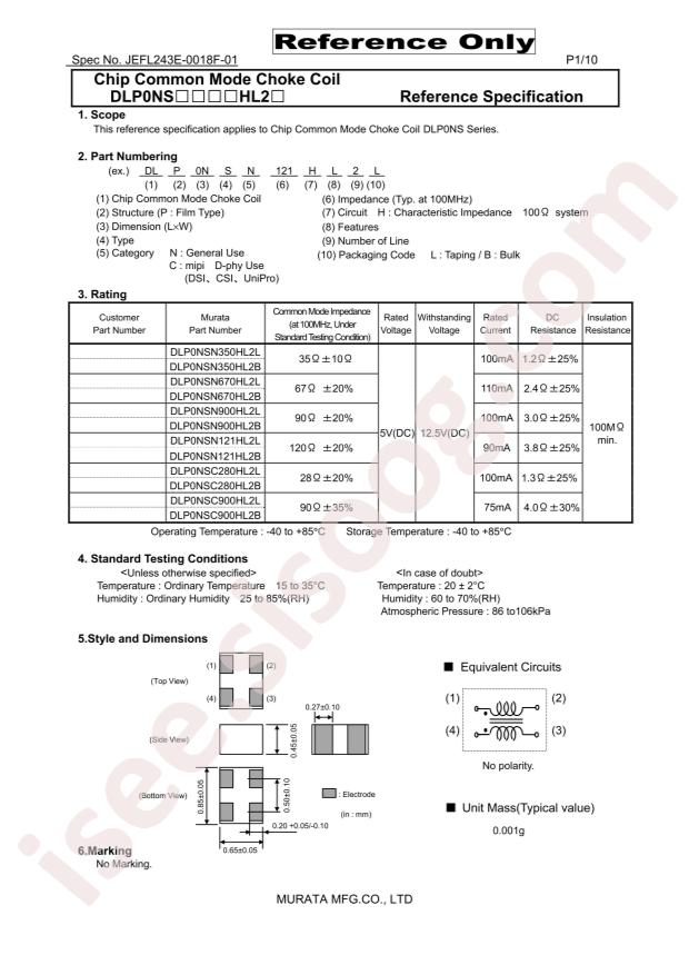 muRata DLP0NSN350HL2L