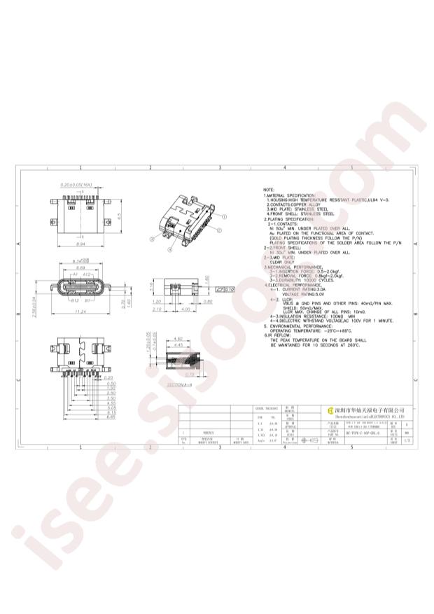 HC-TYPE-C-16P-CB1.6