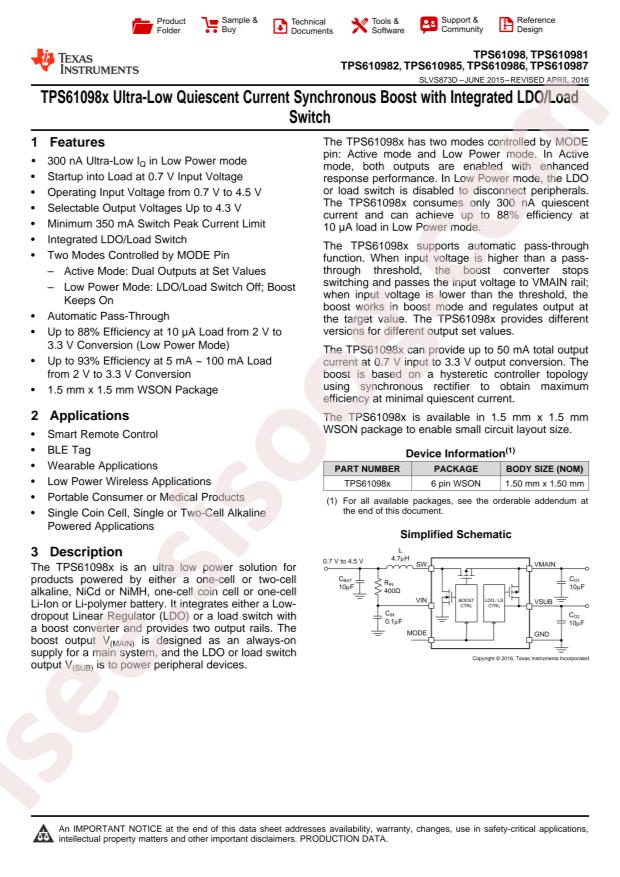TPS610981DSER