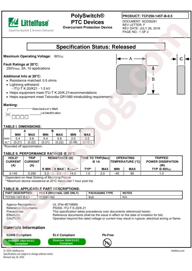 TCF250-145T-B-0.5