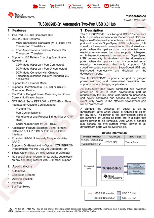 TUSB8020BIPHPRQ1