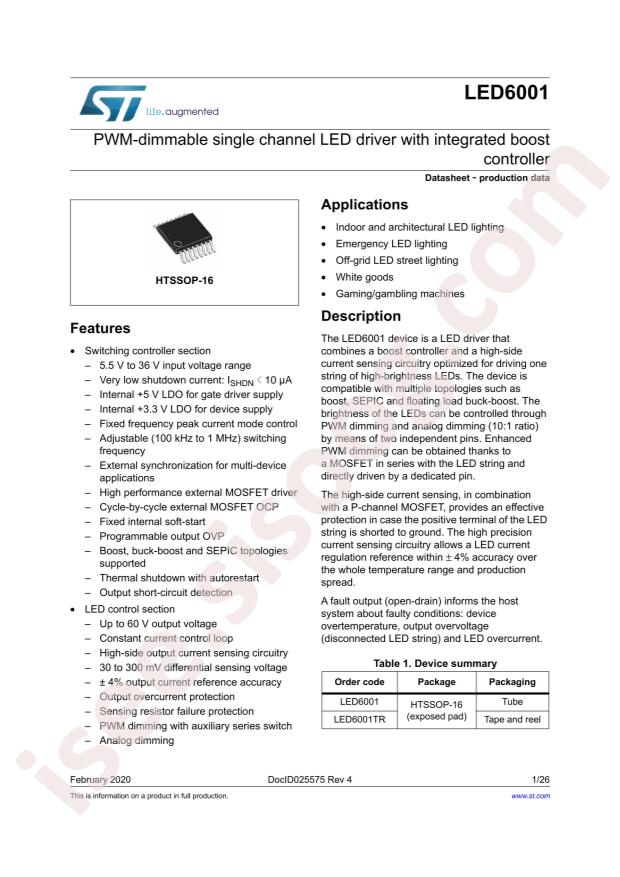 LED6001