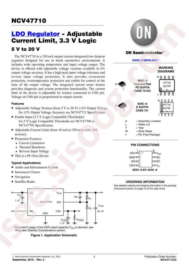 NCV47710DAJR2G