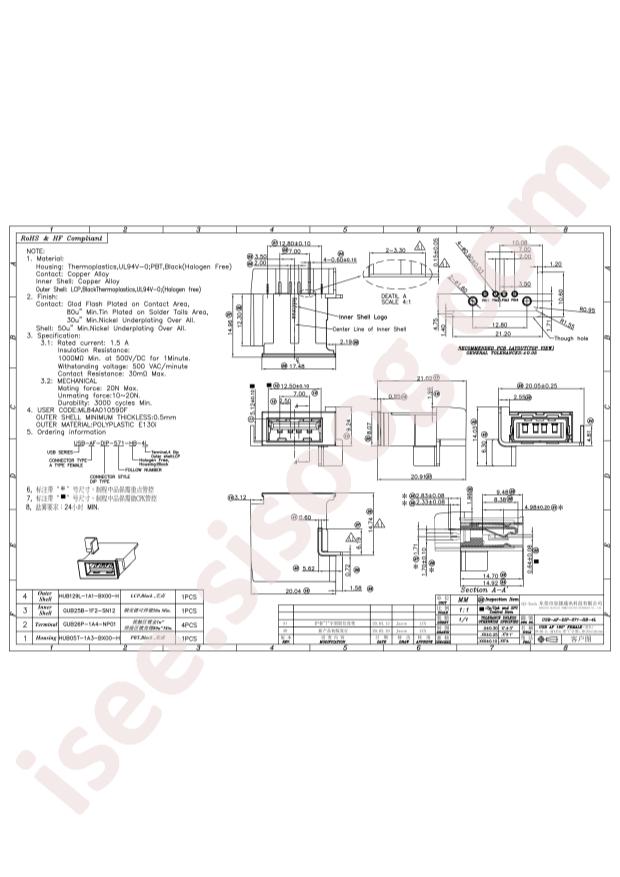 USB-AF-DIP-571-HB-4L