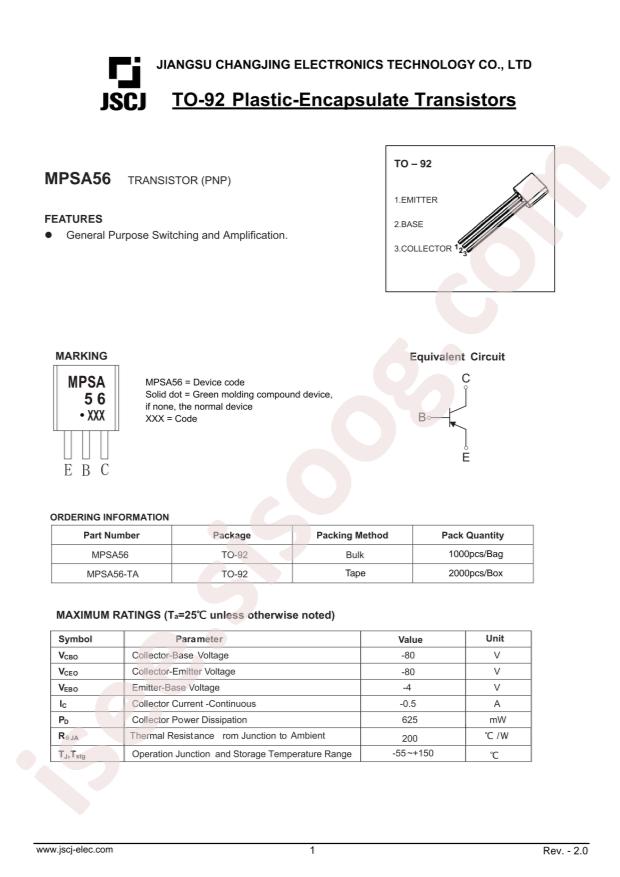 MPSA56-TA