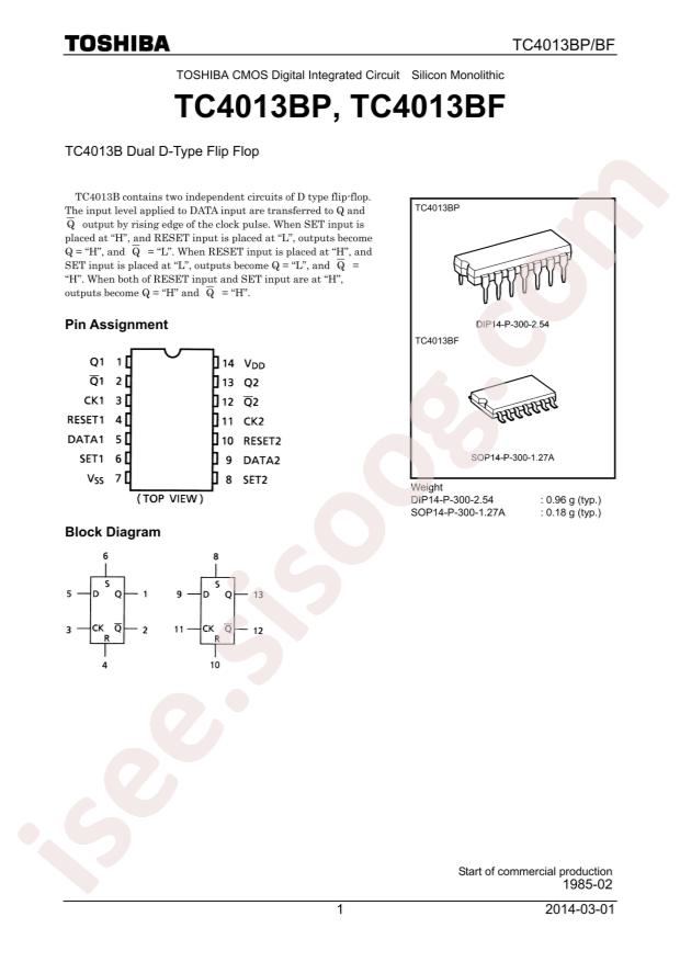 TC4013BF(EL,N,F)