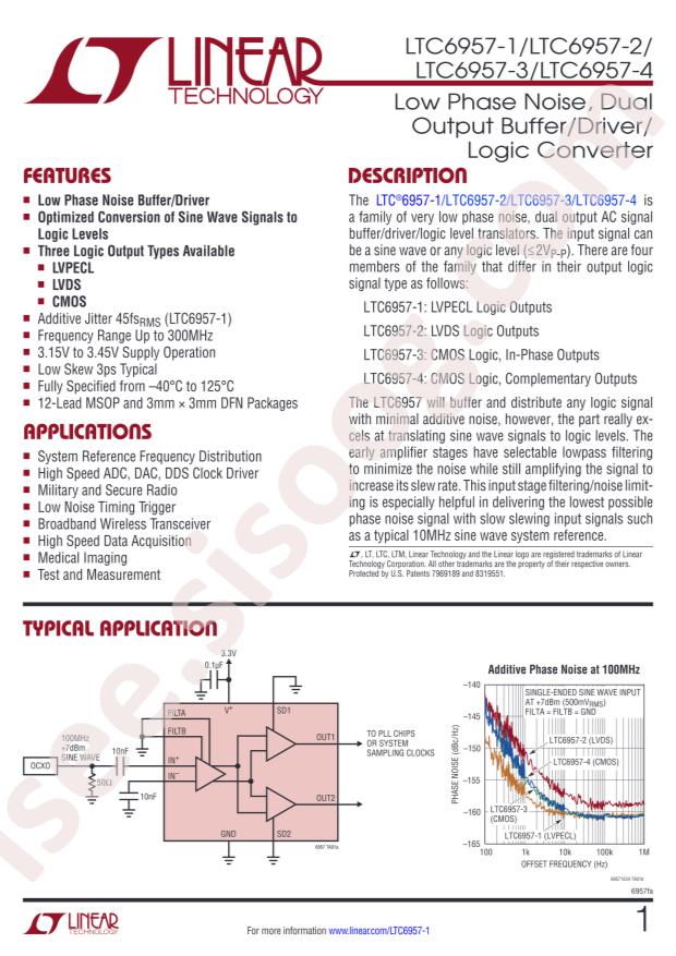 LTC6957IDD-3#PBF