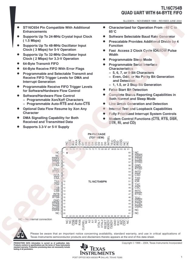 TL16C754BPN