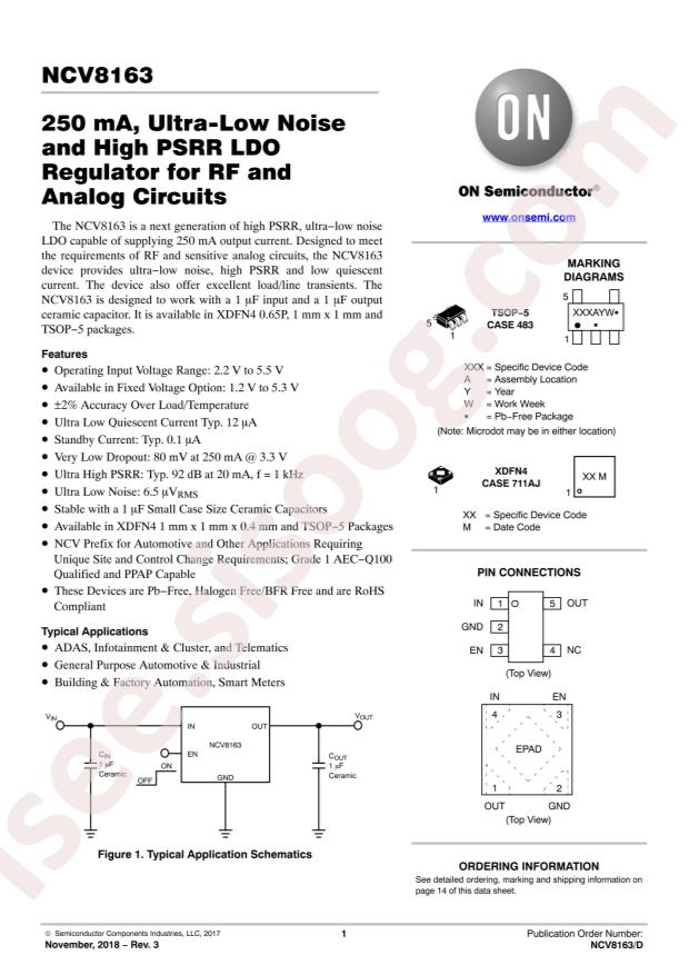 NCV8163AMX120TBG