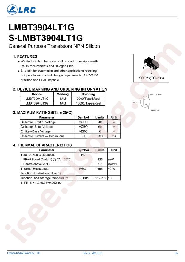 S-LMBT3904LT1G