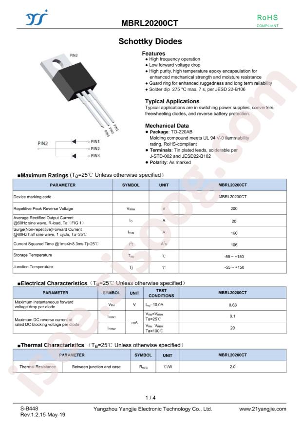 MBRL20200CT