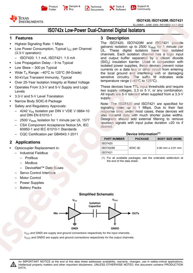 ISO7420DR